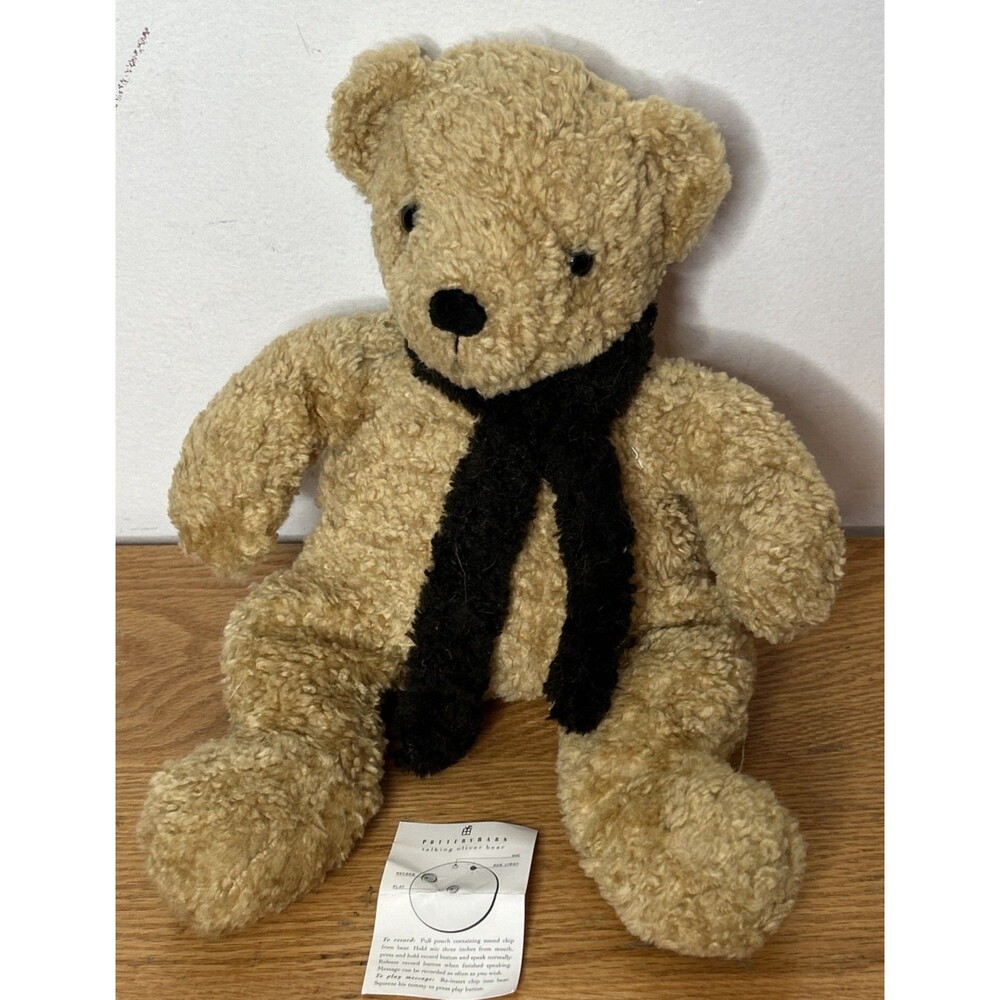 POTTERY BARN OLIVER BEAR TALKING Recorder for sweet messages Keepsake Grandchild
